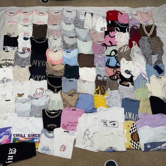 Brandy Melville Tops - Brandy Melville 2 shirt mystery box